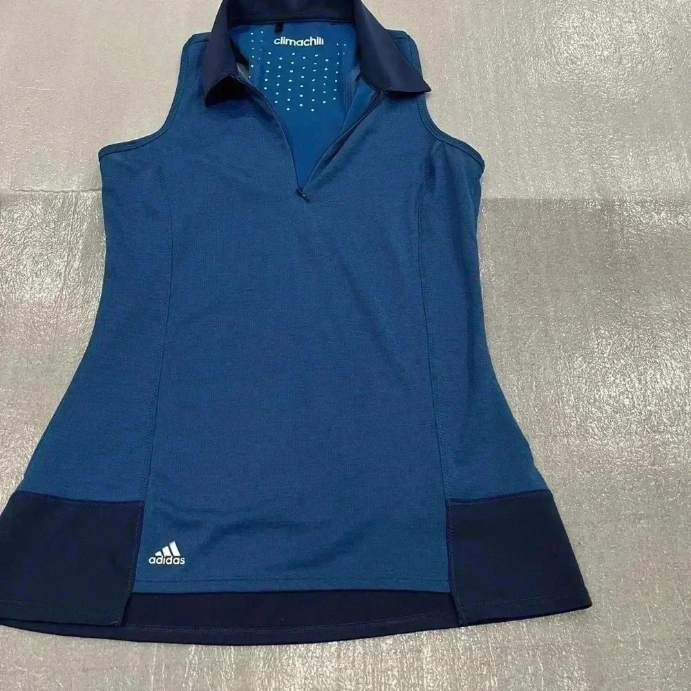 ❤️2/$30❤️[M]Adidas blue Climachill  Athletic Tank Top